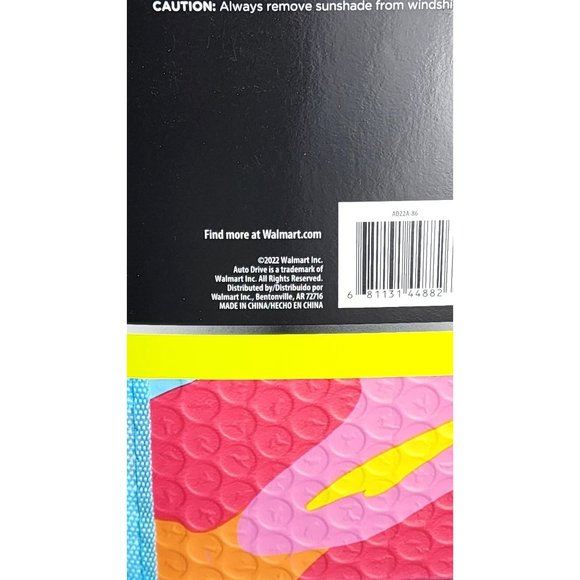 Auto Drive Accordion 63”x28.5” Universal Fit UV Protection Floral Car Sun Shade - Picture 5 of 16